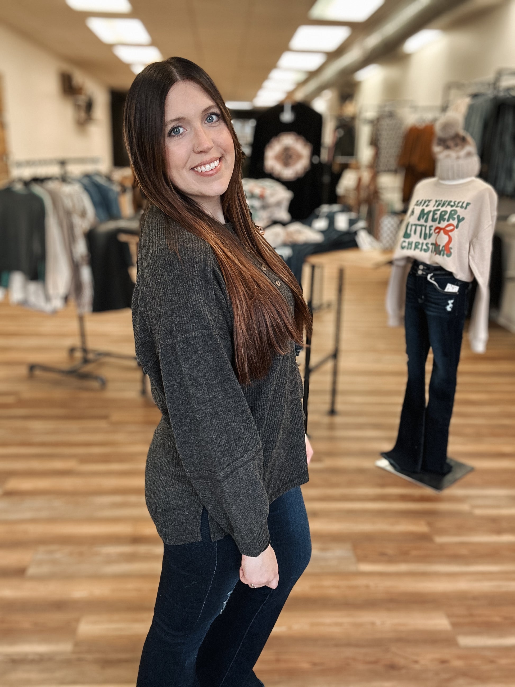 THE RANCHERO TOP - BLACK