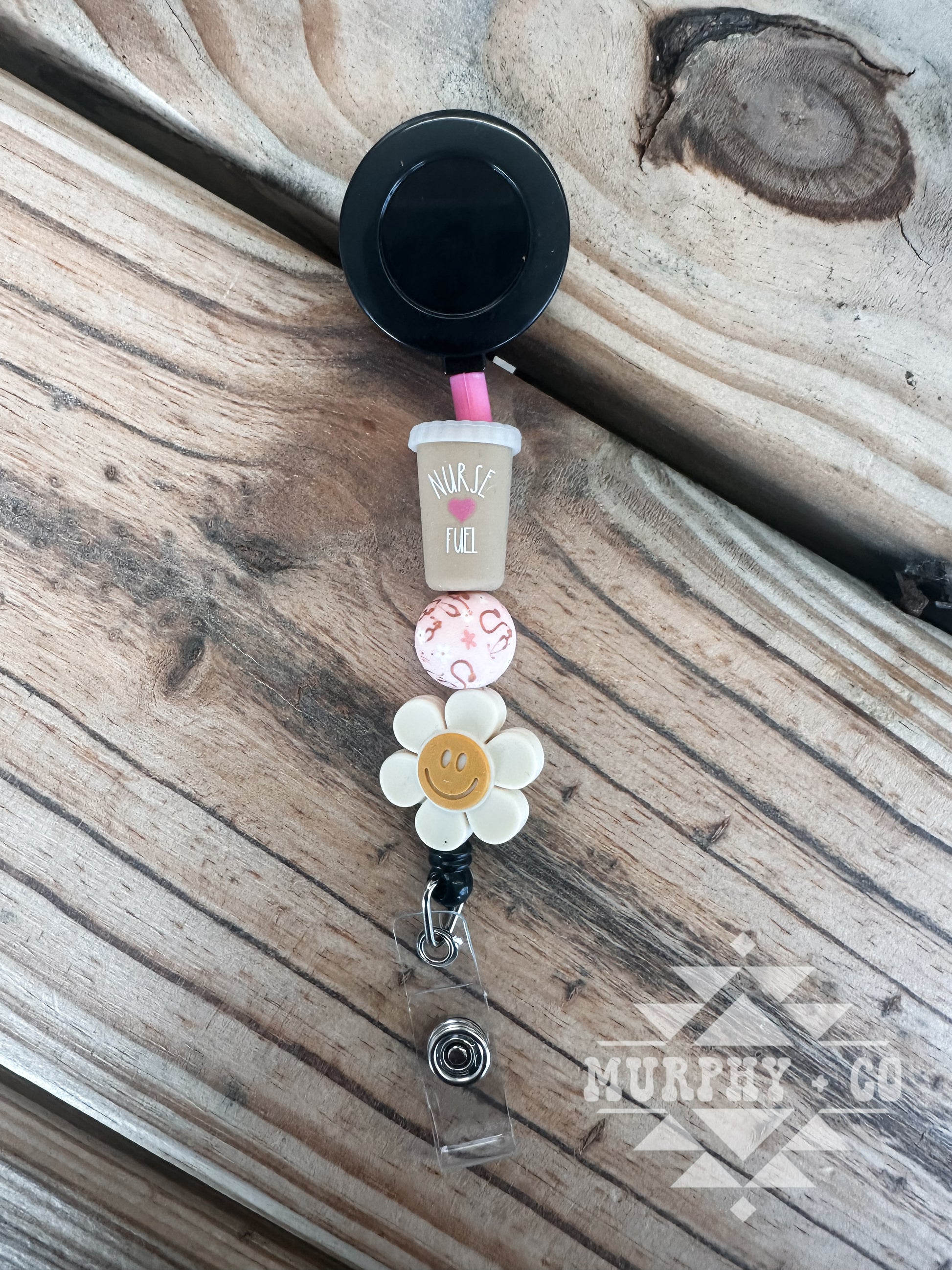 NURSE FUEL LANYARD OR BADGE REEL