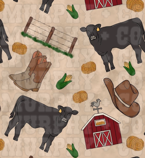 EXCLUSIVE BEEF RANCHIN’ BAMBOO TWO PIECE SET