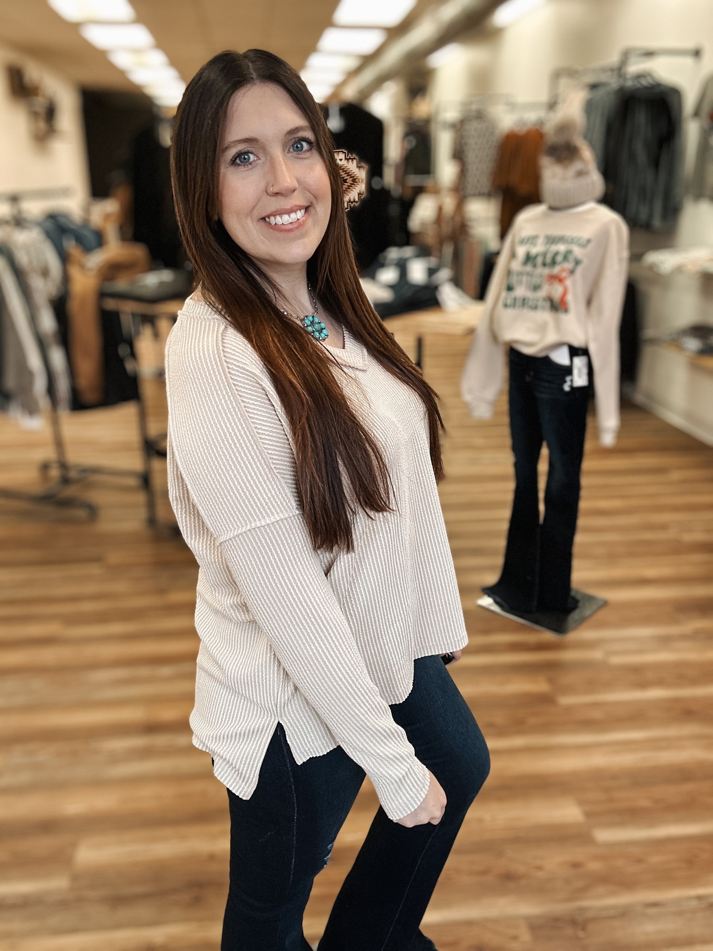 THE BONANZA TOP - SAND BEIGE