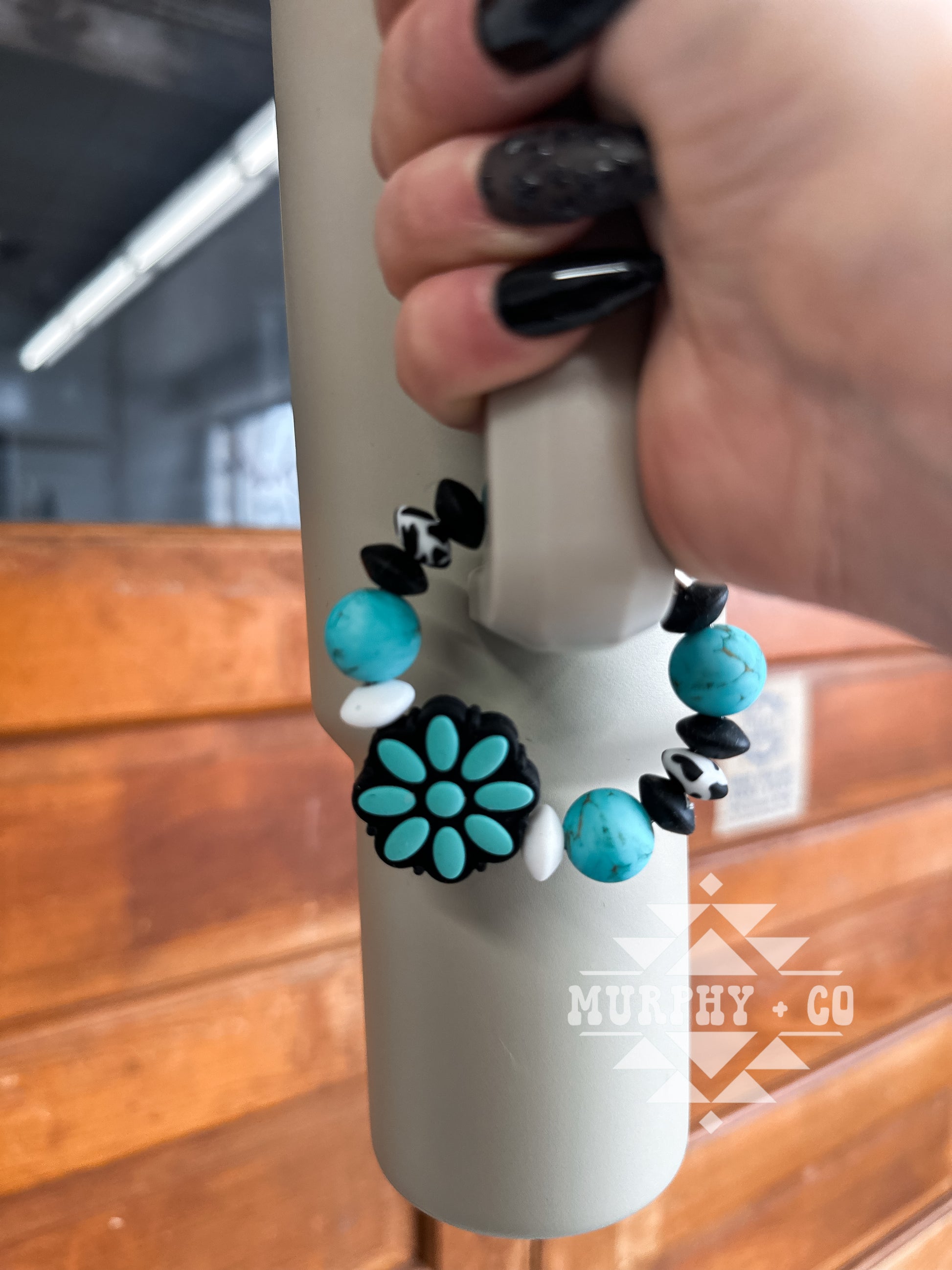 PUT YOUR TURQUOISE ON CUP CHARM