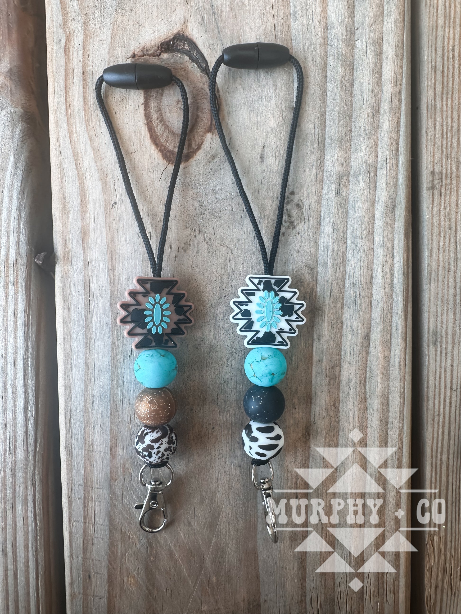 COW PRINT AZTEC FRESHIE HANGER