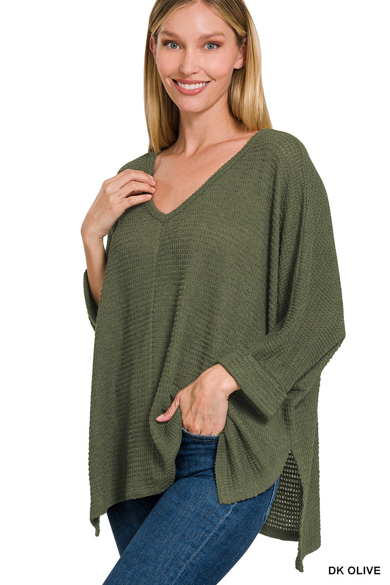 TRAIL BLAZER SWEATER - OLIVE GREEN