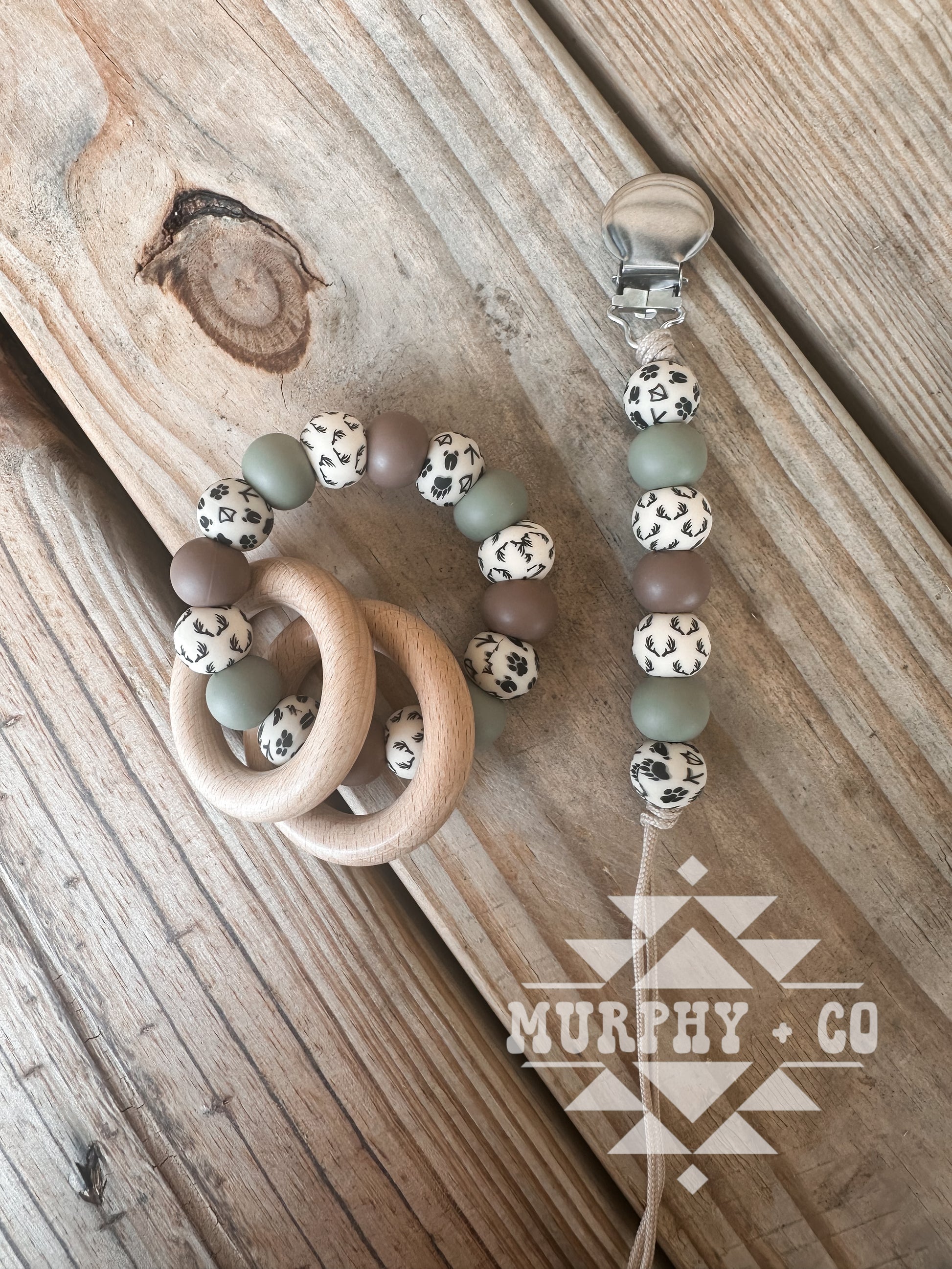 WOODLAND TEETHING SET