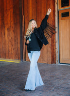 FRINGE WITH BENEFITS JACKET