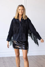 FRINGE WITH BENEFITS JACKET