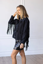 FRINGE WITH BENEFITS JACKET