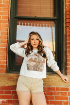Cattle Tag Raw Hem Graphic