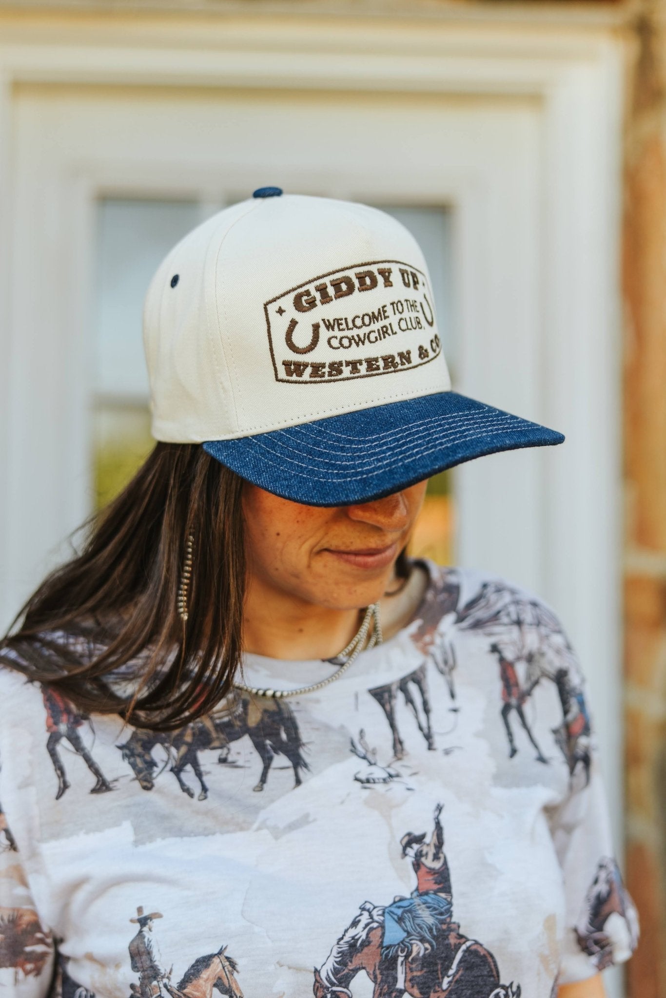 Giddy Up Embroidered Trucker Hat