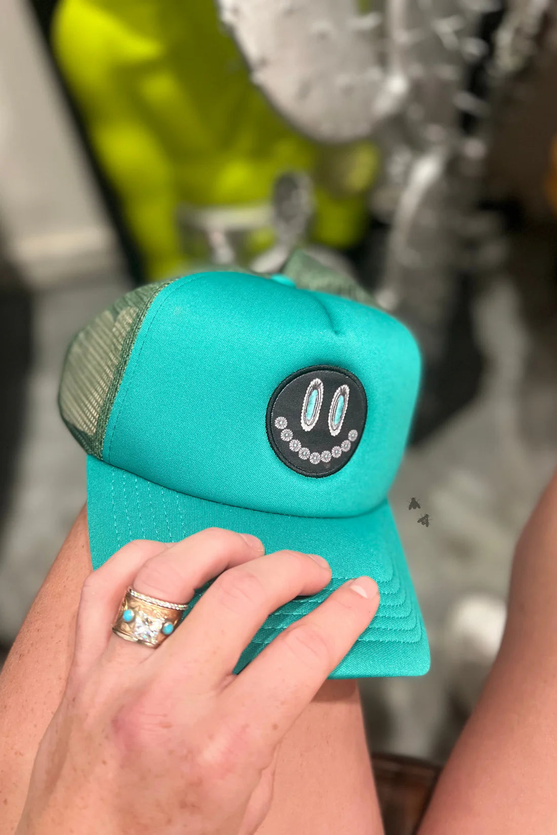 SQUASH SMILEY TRUCKER HAT