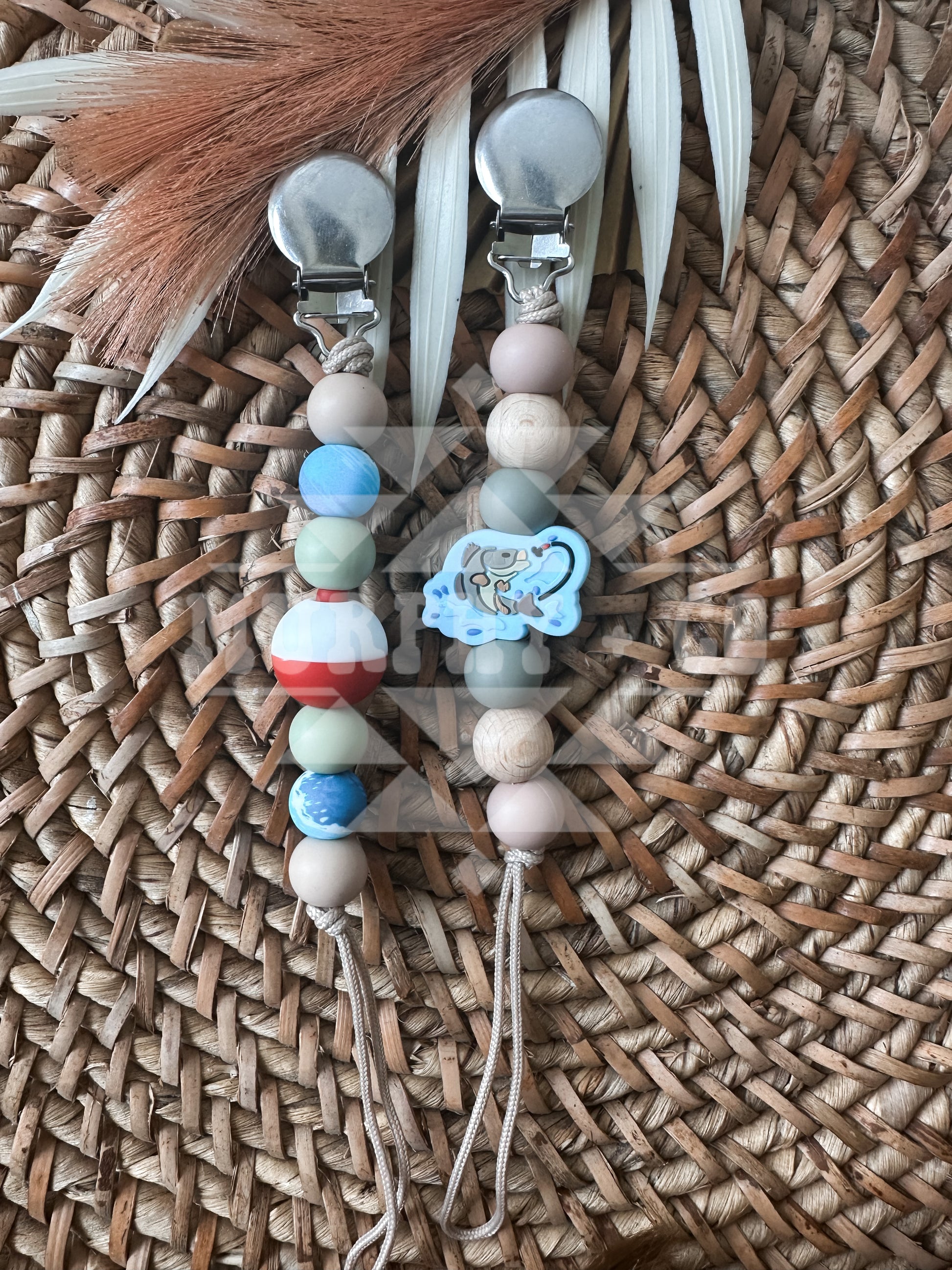 LARGE MOUTH BASS TEETHER SET