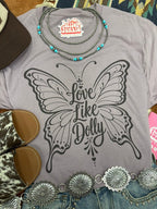 Love Like Dolly Butterfly Graphic Tee