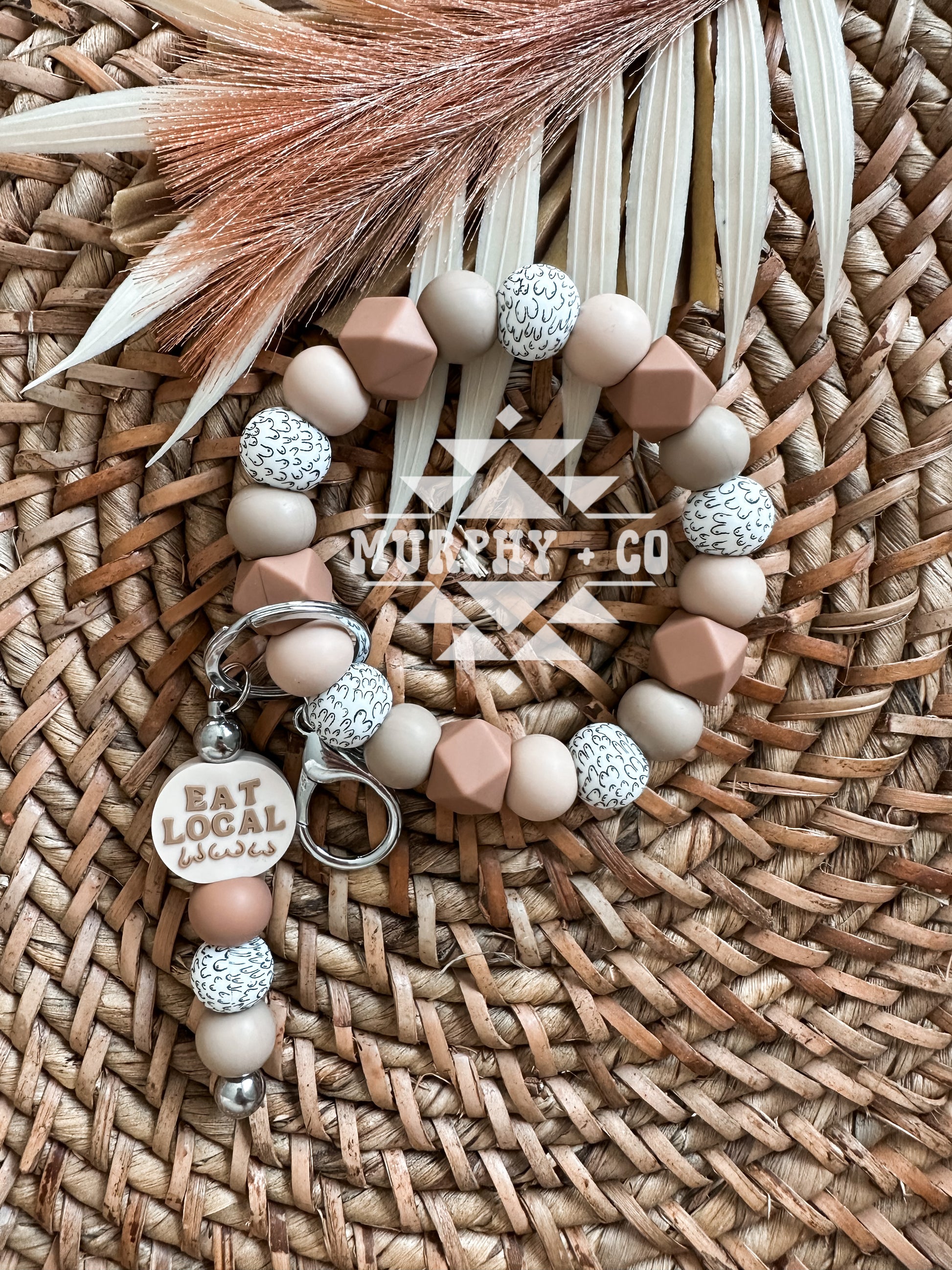 NEUTRAL EAT LOCAL WRISTLET