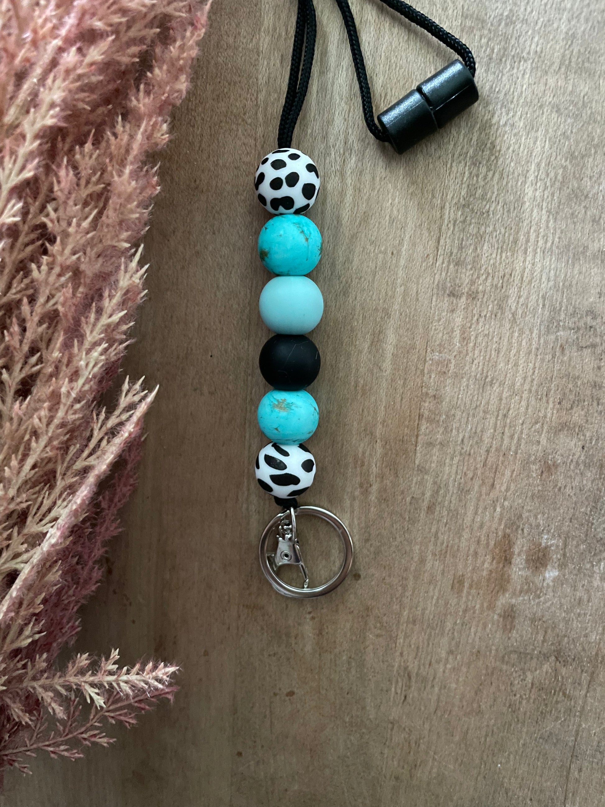 TURQUOISE VAQUERA LANYARD