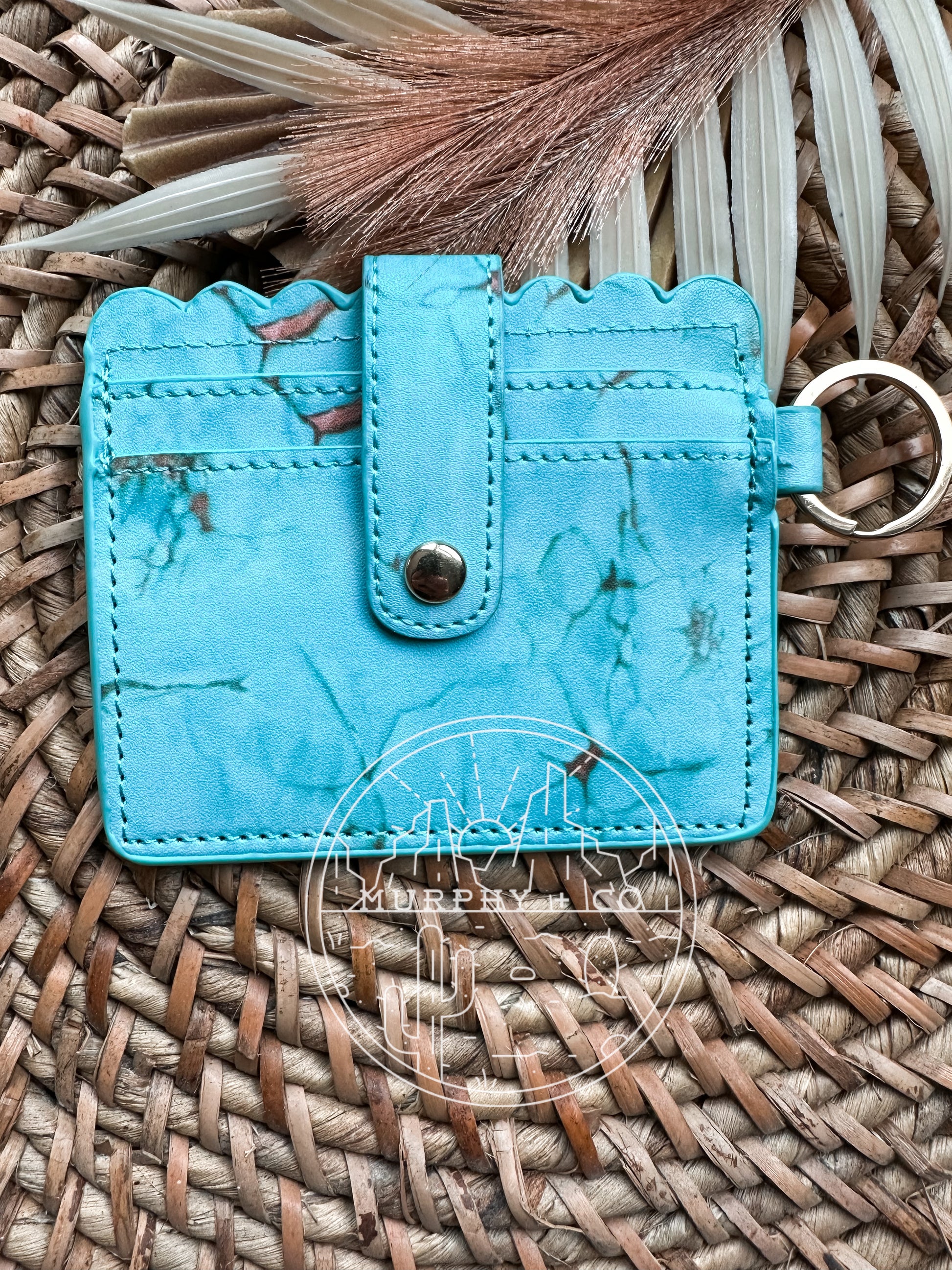 TURQUOISE STONE WALLET