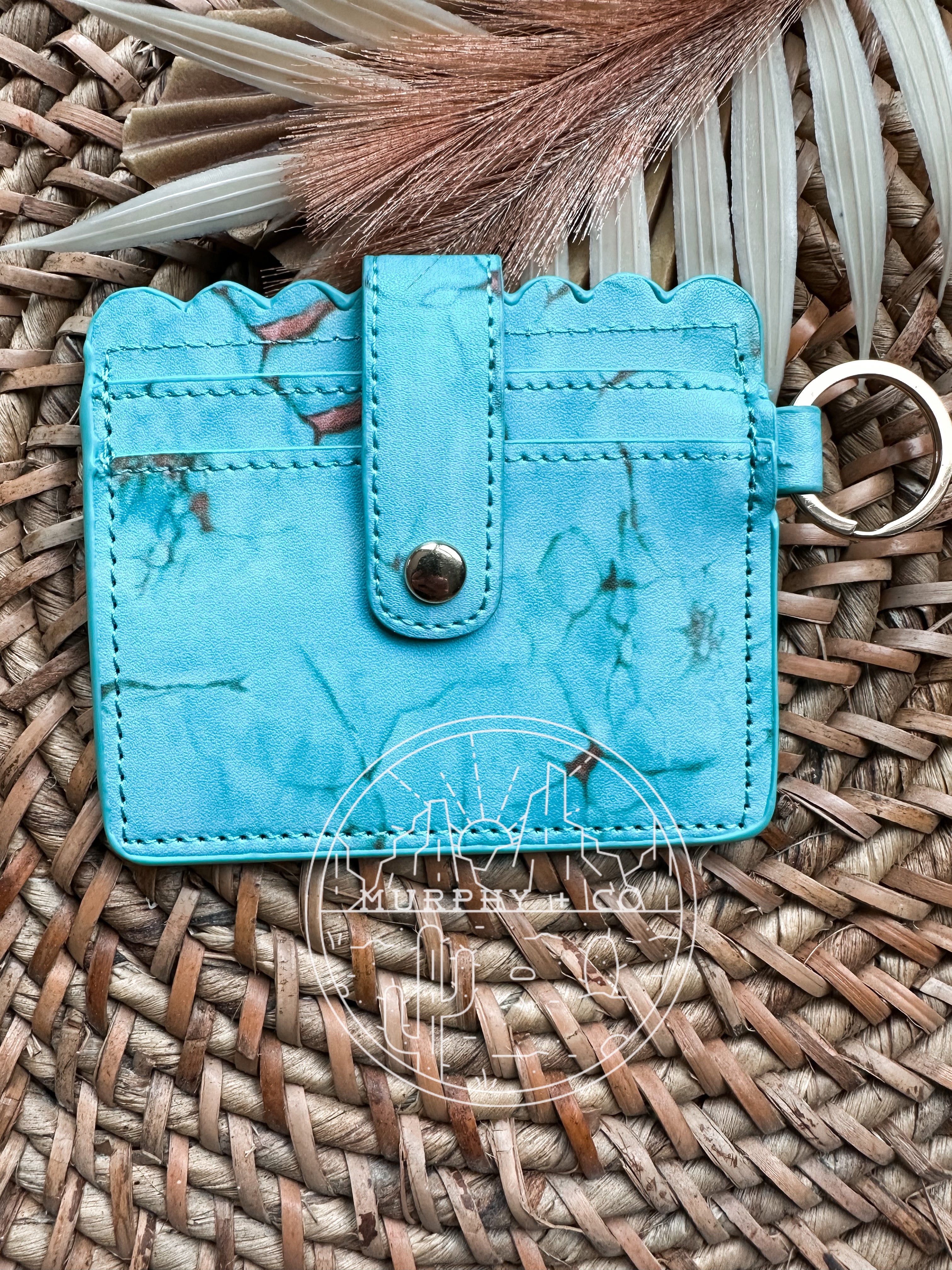 TURQUOISE STONE WALLET
