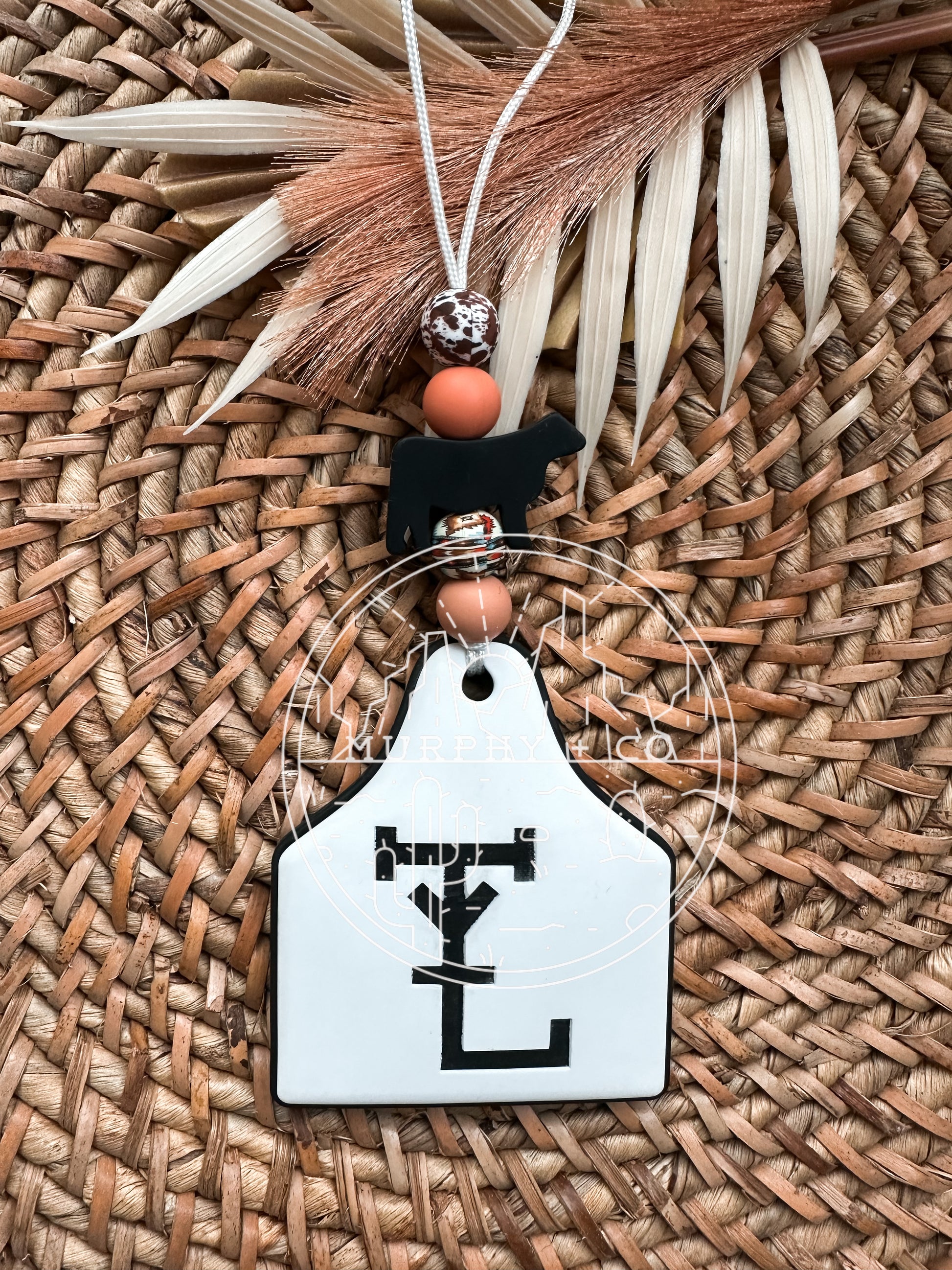 PERSONALIZED CATTLE TAG TEETHER *PLEASE READ DESCRIPTION*